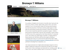 Tablet Screenshot of bronwyntwilliams.com